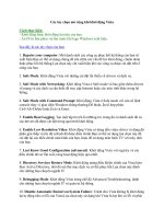 Tài liệu Các tùy chọn mở rộng khi khởi động Vista ppt