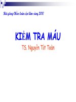 KIỂM TRA MÁU