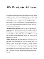 Tài liệu Tiến đến một cuộc cách tân mới pptx