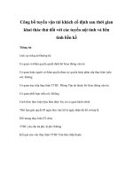 Tài liệu Công bố tuyến vận tải khách cố định sau thời gian khai thác thử đối với các tuyến nội tỉnh và liên tỉnh liền kề pdf