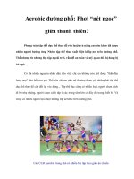 Tài liệu Aerobic đường phố: Phơi “nét ngọc” giữa thanh thiên? ppt