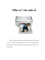 Tài liệu “Đầu ra” cho ảnh số ppt