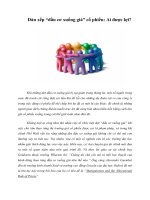 Tài liệu Dàn xếp “đầu cơ xuống giá” cổ phiếu: Ai được lợi? doc