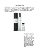 Tài liệu Tự chế nước hoa docx
