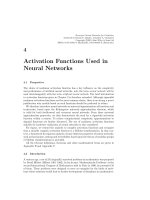 Tài liệu Mạng thần kinh thường xuyên cho dự đoán P4 docx