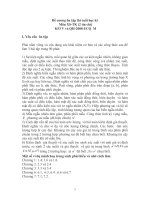 Tài liệu Đề cương ôn tập thi cuối học kỳ Môn Xác suất - Thống kê pdf