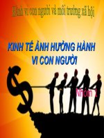 Kinh tế và hành vi con người 