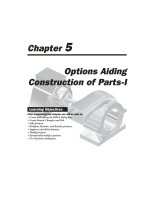 Options Aiding Construction of Parts-I