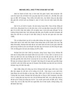Tài liệu MICHAEL DELL, NHÀ TỶ PHÚ CHƯA ĐẦY 40 TUỔI doc