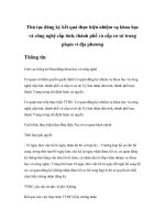 Tài liệu Thủ tục đăng ký kết quả thực hiện nhiệm vụ khoa học và công nghệ cấp tỉnh, thành phố và cấp cơ sở trong phạm vi địa phương ppt