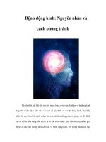 Tài liệu Bệnh động kinh: Nguyên nhân và cách phòng tránh pdf