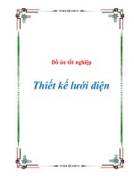 Tài liệu Đồ án tốt nghiệp - Thiết kế lưới điện doc