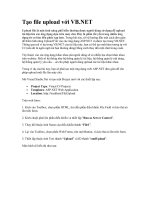 Tài liệu Tạo file upload với VB pdf