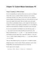 Tài liệu Embedding Perl in HTML with Mason Chapter 12: Custom Mason Subclasses- P2 ppt