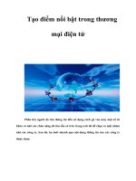 Tài liệu Tạo điểm nổi bật trong thương mại điện tử ppt