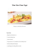 Tài liệu Tôm Xào Chua Ngọt ppt