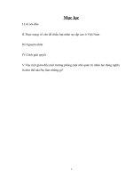 Thực trạng về vấn đề thiếu hụt nhân sự cấp cao ở việt nam 