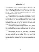 Đánh giá tình hình quản lý, sử dụng đất ở cụm xã tỉnh hưng yên giai đoạn 2000   2006