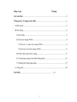 Cấu trúc 1 node của mạng WSN 