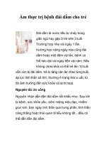 Tài liệu Ẩm thực trị bệnh đái dầm cho trẻ doc