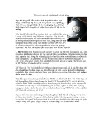 Tài liệu Tối ưu ổ cứng để cải thiện tốc độ hệ thống pdf