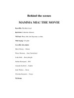 Tài liệu Behind the scenes MAMMA MIA! THE MOVIE doc