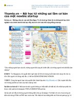 Bài học từ những sai lầm cơ bản của một newbie startup