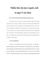 Tài liệu Nhiễm liên cầu lợn ở người, mối lo ngại về sức khỏe pdf