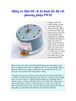 Tài liệu Động cơ điện DC & đ.chỉnh tốc độ với phương pháp PWM docx