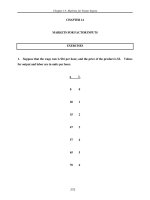 Tài liệu Bài tập về Kinh tế vĩ mô bằng tiếng Anh - Chương 14 docx