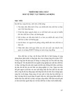 Tài liệu Giáo trình Sức khỏe nghề nghiệp_Phần 7 pptx