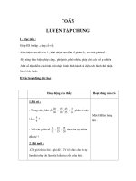 Tài liệu Tóan - LUYỆN TẬP CHUNG - Phép chia, phân số pdf