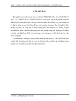 THIẾT KẾ NHÀ MÁY SẢN XUẤT   BỘT GIẶT CÔNG SUẤT 12000 TẤN/NĂM