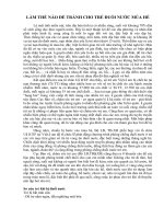 Tài liệu LÀM THẾ NÀO ĐỂ TRÁNH CHO TRẺ ĐUỐI NƯỚC MÙA HÈ pdf