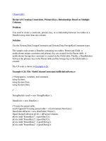 Tài liệu Creating Constraints, PrimaryKeys, Relationships Based on Multiple Columns pdf