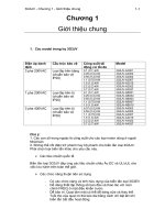 Tài liệu Chương 1 - Giới thiệu chung các model docx