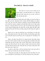 Tài liệu Hoa thiên lý - Rau ăn vị thuốc ppt