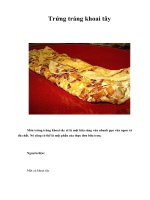 Tài liệu Trứng tráng khoai tây ppt