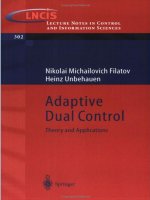 Adaptive dual control theory and applications  