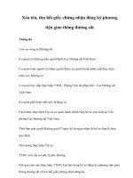 Tài liệu Xóa tên, thu hồi giấy chứng nhận đăng ký phương tiện giao thông đường sắt pptx