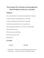 Tài liệu Thủ tục đăng ký hỗ trợ kinh phí cho doanh nghiệp thực hiện đề tài nghiên cứu khoa học và công nghệ pptx