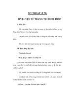 Tài liệu MỸ THUẬT (T 21) - ÔN LUYỆN VẼ TRANG TRÍ HÌNH TRÒN docx