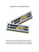 Tài liệu Tổng quan về bo mạch chủ đời mới pptx