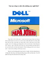 Tài liệu Tại sao công ty nhỏ cần những suy nghĩ lớn? doc