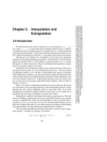 Tài liệu Interpolation and Extrapolation part 1 pptx