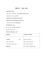 Tài liệu Tiếng việt lớp 1 - Bài 65: iêm – iêm pdf