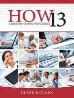 HOW 13 - a handbook for office professionals