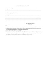 Tài liệu Mẫu công điện của.... pdf