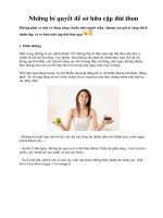 Tài liệu Những bí quyết để sở hữu cặp đùi thon doc