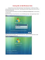 Tài liệu Hướng dẫn cài đặt Windows Vista docx